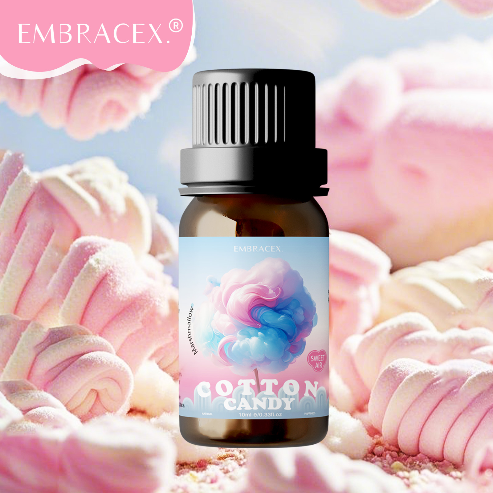 Perfume Fragrance Essence - Oli Essenziali Profumati Marshmallow/Zucchero Filato da