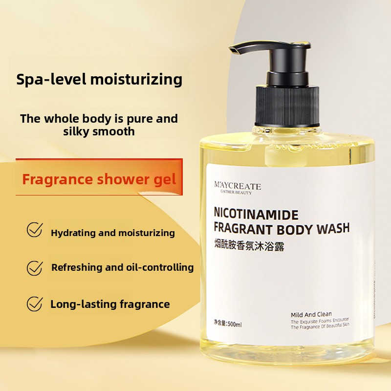 Perfume Fragrance Moisturizer - Bagnoschiuma alla Niacinamide, Lozione Idratante per