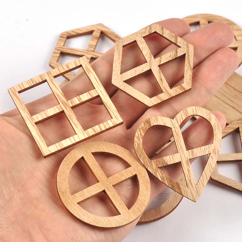 25 Pz 30-45mm Rotondo/Cuore/Es - Oud Wood Chip recensione e prezzo