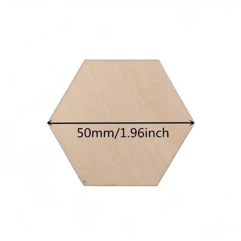 10-120mm Fette vuote esagonali - Oud Wood Chip recensione e prezzo