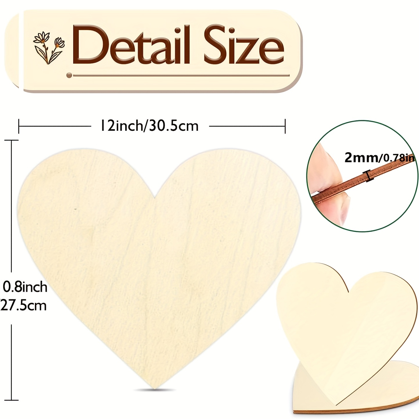 2 pezzi 12 pollici cuore vuoto - Oud Wood Chip recensione e prezzo