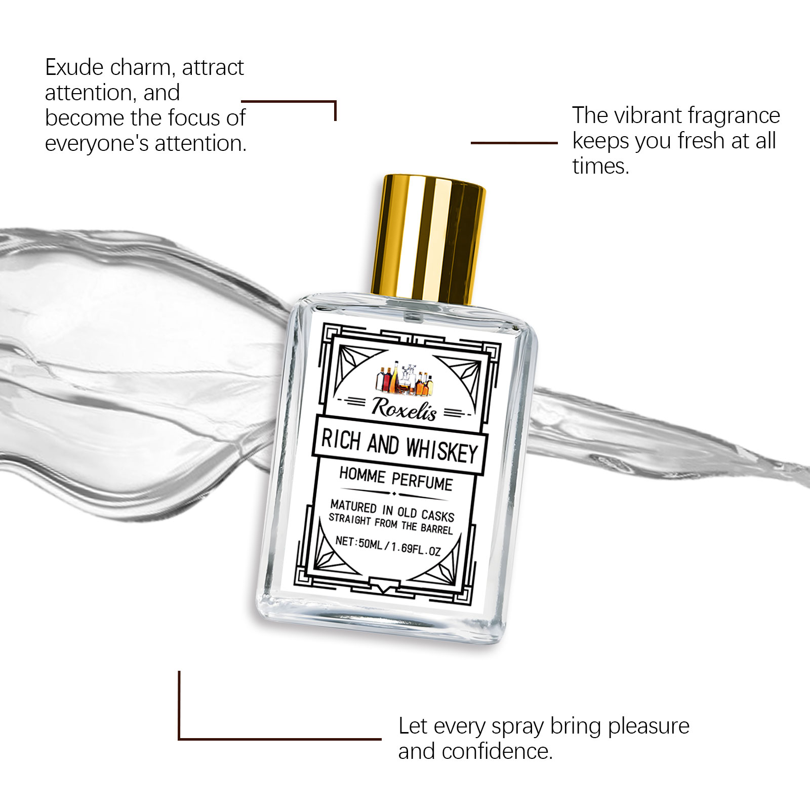 Roxelis 50ml Profumo da Uomo C - Perfume Fresh Fragrance recensione e prezzo