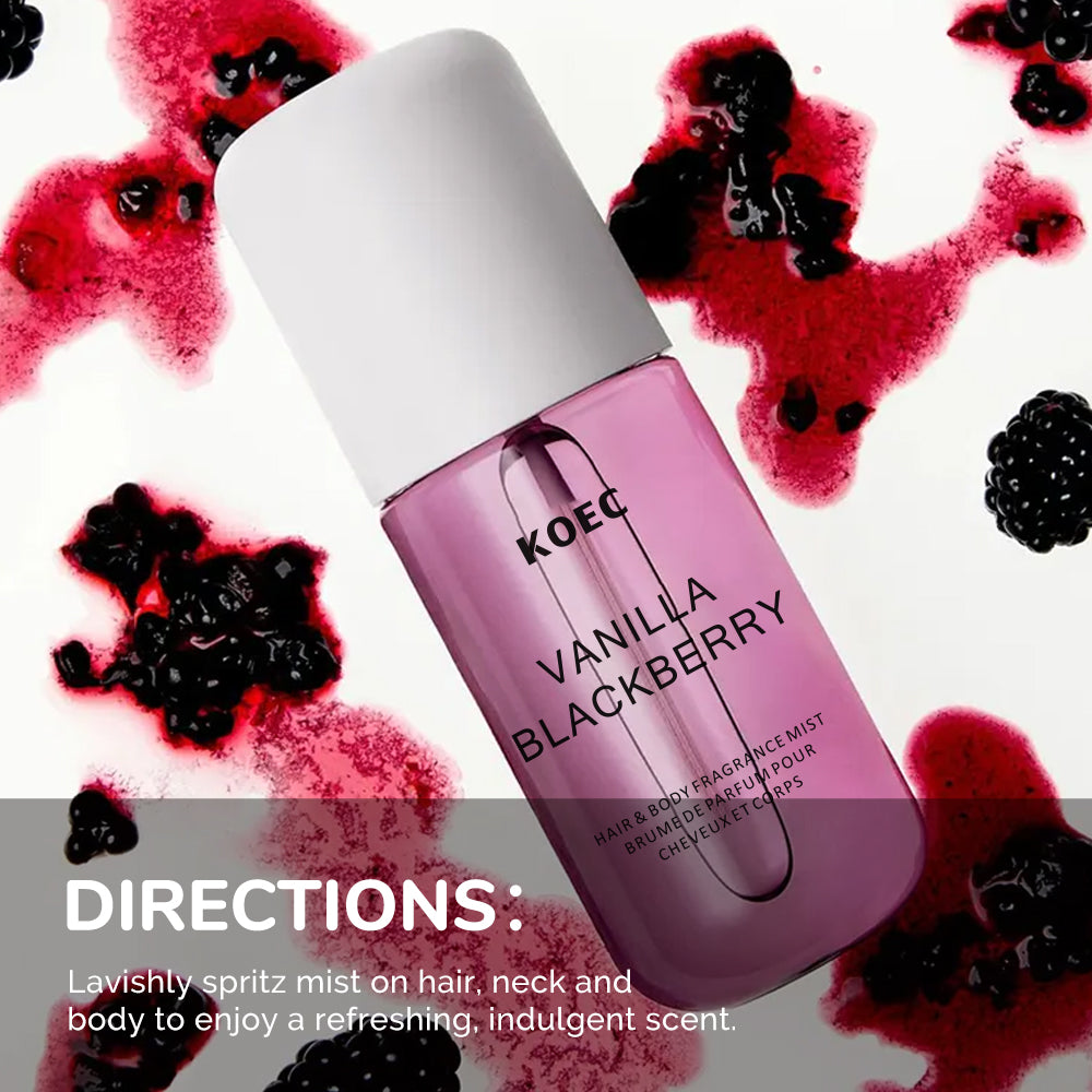 50ml KOEC Vaniglia Blackberry  - Perfume Fragrance Moisturizer recensione e prezzo